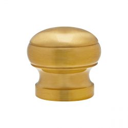 Luxe 1⅜” Satin Brass Knob Finials (pair)